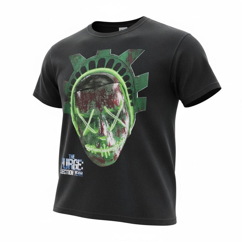 The Purge Election Year Glow Tee Black XL Senjutsu